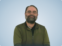 Portrait of Christopher McCubbin, Senior Director of AI Engineering at Hygia