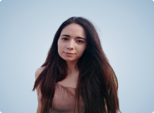 Portrait of Dr. Valeriia Tukhar, User Behavioral Specialist at Hygia